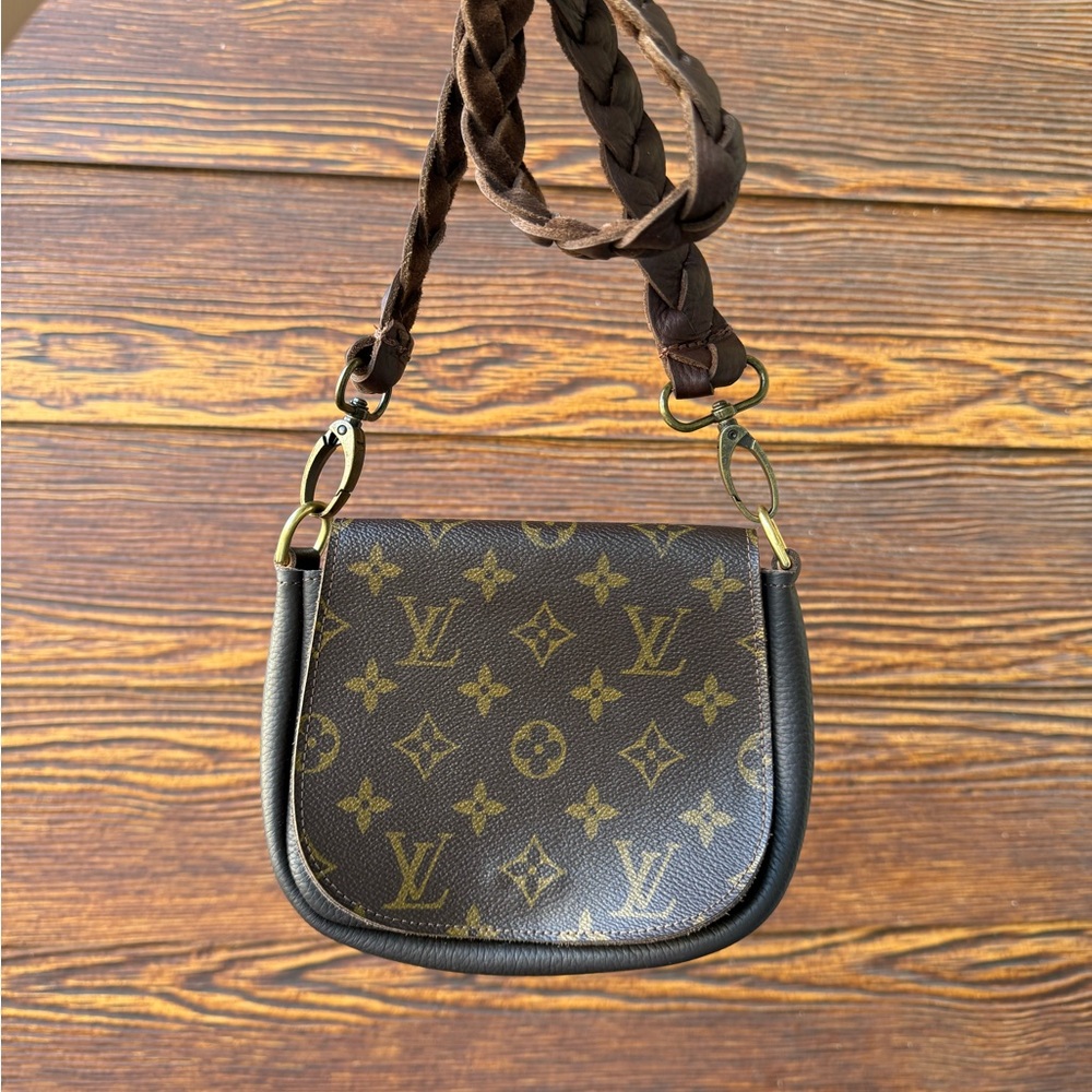 Vintage Boho Louis Vuitton Monogram Odyssey Mini Bag w/ Leather Strap